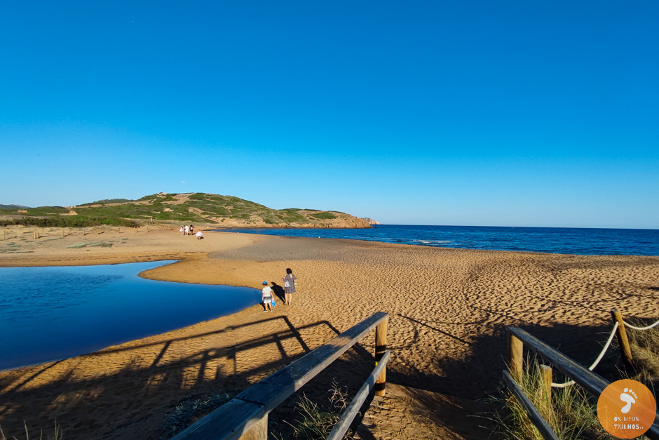 Cala Binimel·là, no norte da Ilha de Menorca